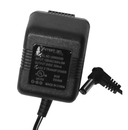 NEW American 9 Volt Wall DC Output 9VDC 200mA AC Power Adapter Charger